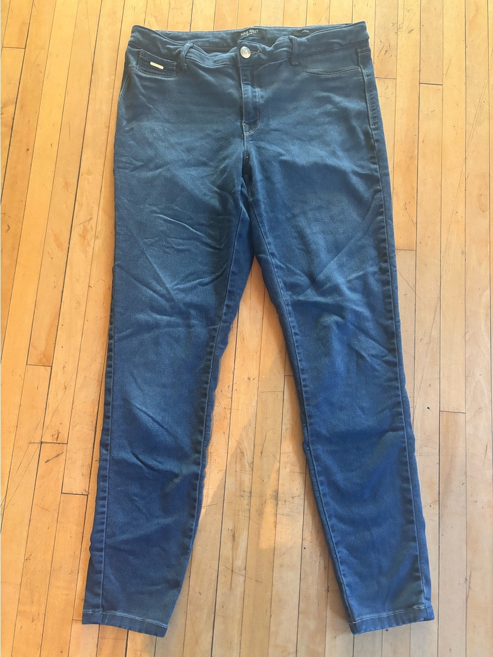 Nine West Dark Indigo Skinny Jeans